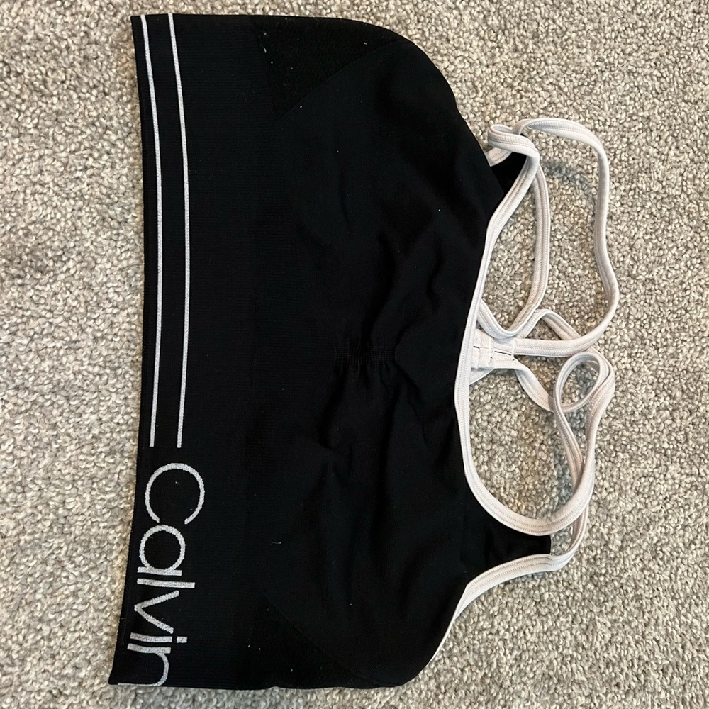Black Calvin Klein Sportsbra